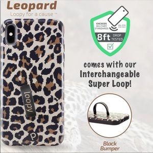 Loopy Leopard IPhone cell phone case